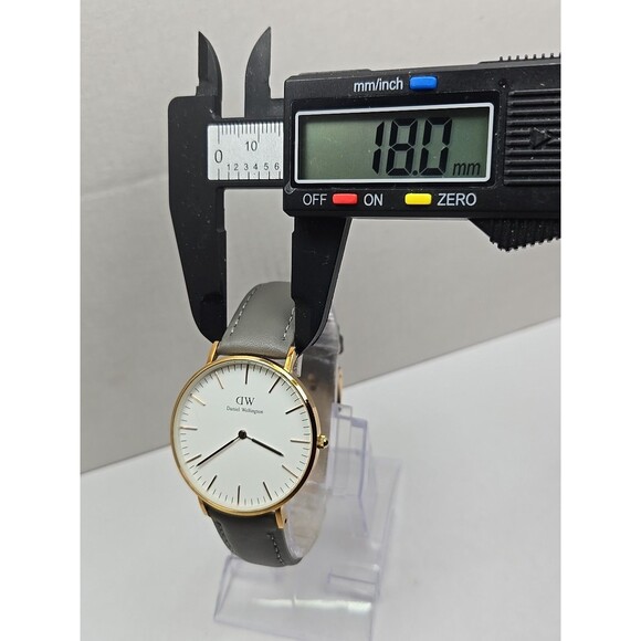 Daniel Wellington Canterbury 36mm Rose Gold Red White Blue Nato Strap New Batt main image 8